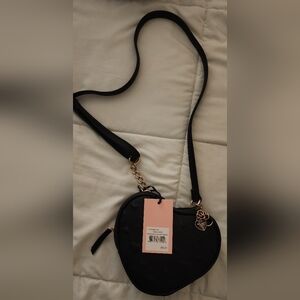 Juicy Couture Black Heart Crossbody Bag